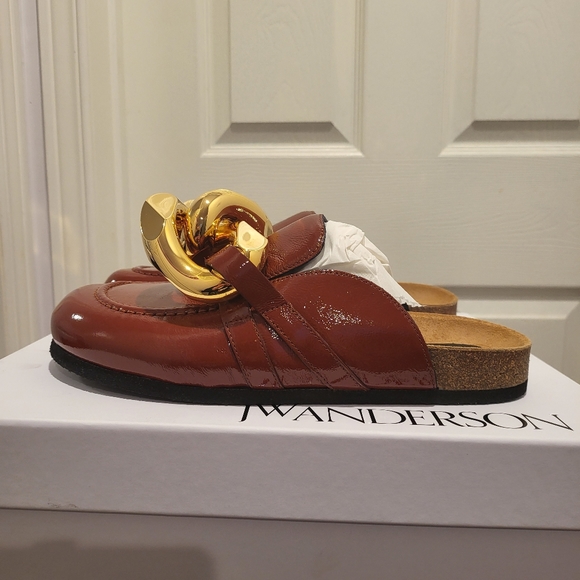 JW ANDERSON Chain Leather Mules - Picture 4 of 7